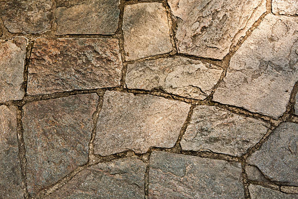 Dry Laid Rough Textured Flagstone Walkway