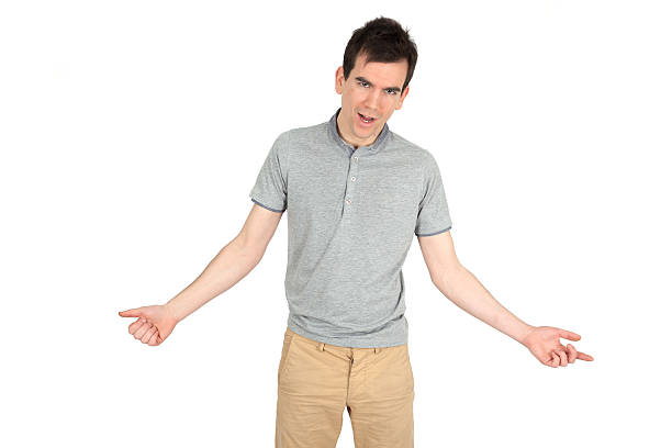 istock Handsome man doing different expressions in different sets of clothes 464654440