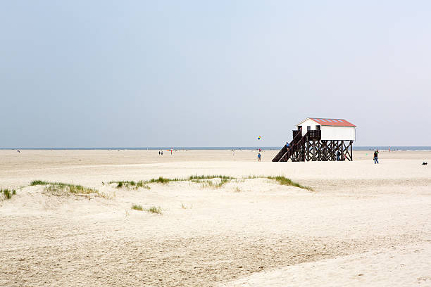 istock Dunes with white sand, North Sea, Germany 464654643