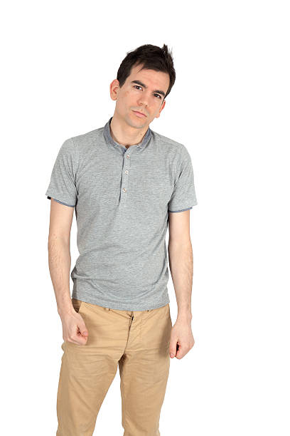 istock Handsome man doing different expressions in different sets of clothes 464654692