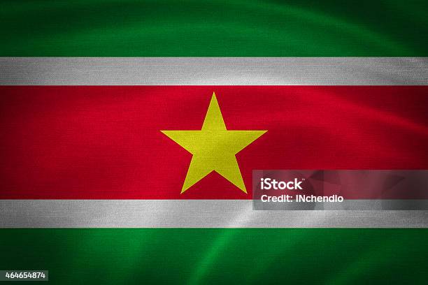 Suriname Flag Stock Photo - Download Image Now - 2015, Copy Space, Flag