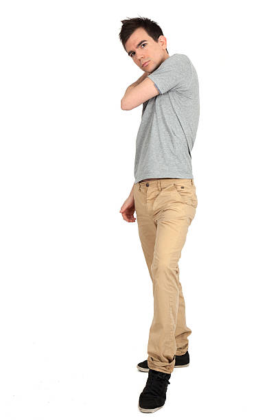 istock Handsome man doing different expressions in different sets of clothes 464657338