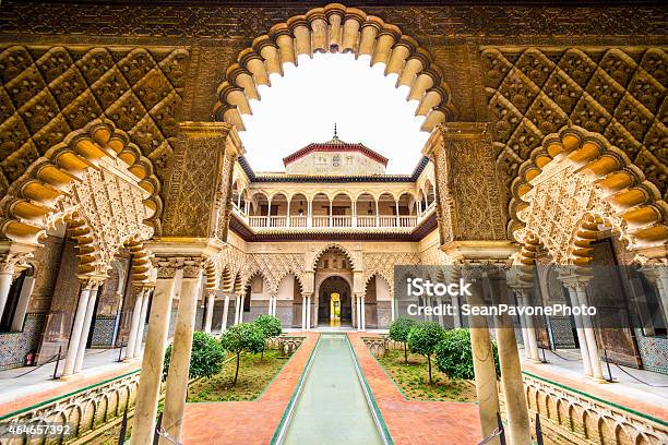 Alcazar Of Seville Stock Photo - Download Image Now - Seville, Alcazar Palace, Fort