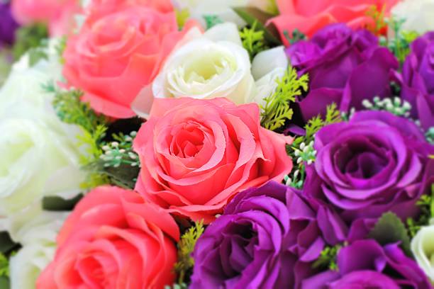istock beautiful of rose artificial flowers 464658858