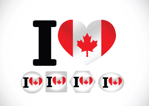 flag of Canada themes idea design