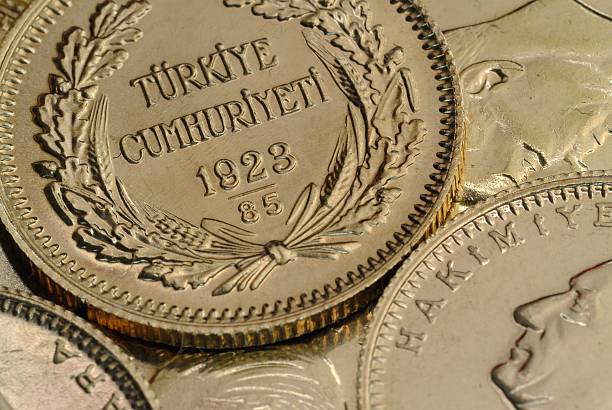 istock Turkish Gold Coins Close Up 464661785