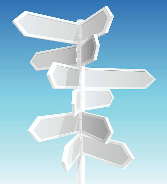 Multi Direction Sign Post Vector 100+ Multidirectional Sign Post Stock Illustrations, Royalty-Free ...
