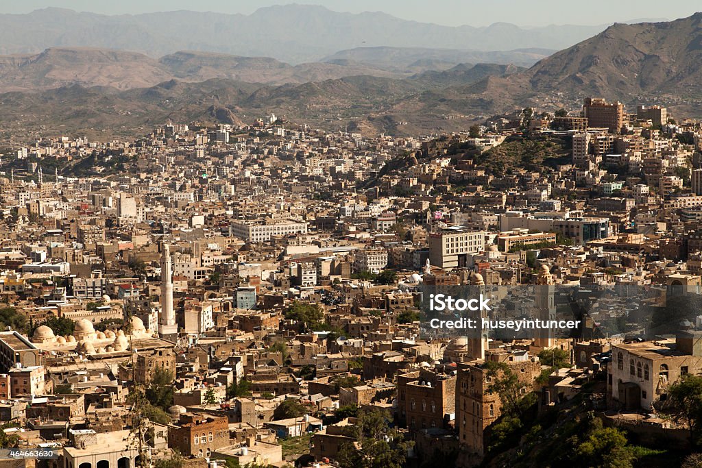 Aerial View Yemen Yemen 2015 Stock Photo