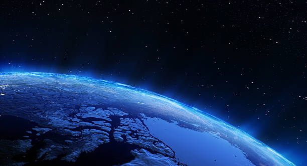 istock Earth north city lights 464663800