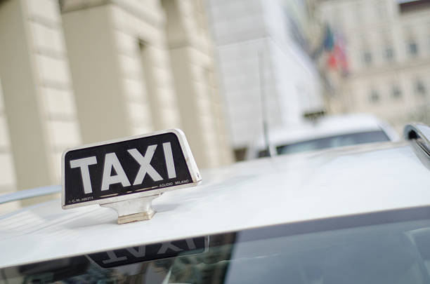 istock Taxi car marker 464666576