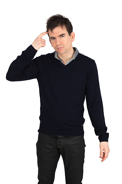 istock Handsome man doing different expressions in different sets of clothes 464668076