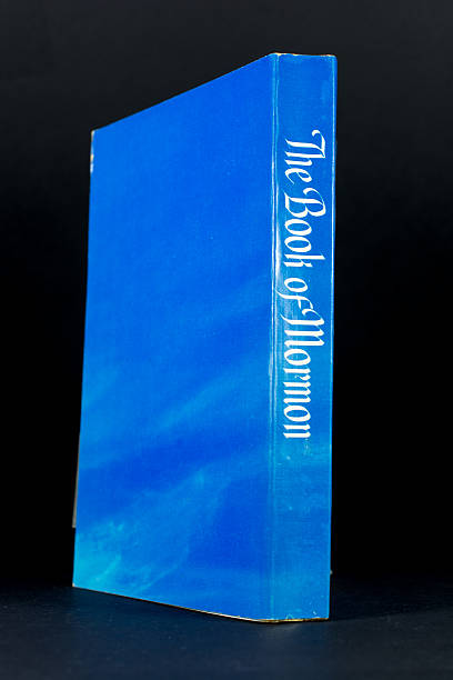 The Book of Mormon on Black Background