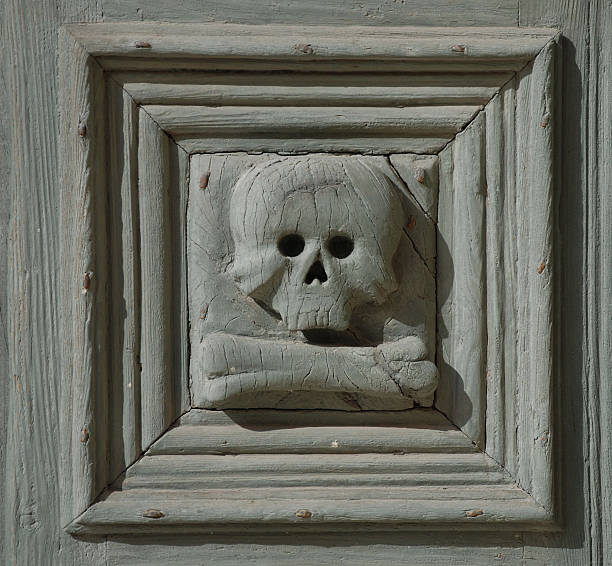 istock Skull Detail, Purgatory Church 464675940