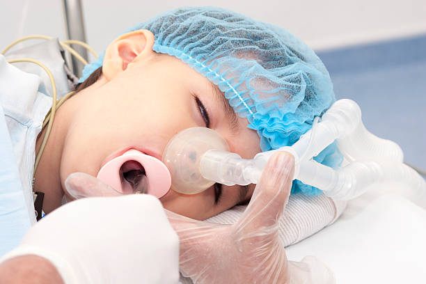 istock Child patient receiving artificial ventilation 464675964