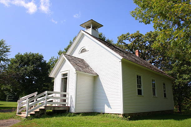 istock White Country School in Iowa 464676348