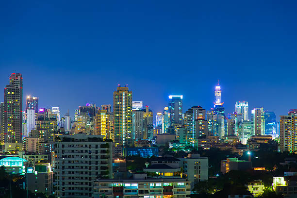 istock Bangkok city at night. 464676855