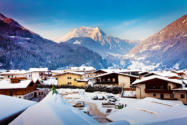 istock Mayrhofen winter resort in Austria 464677097