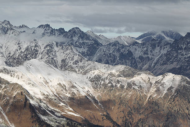 istock Scenic view of the mountains, ski resort Dombay 464678708