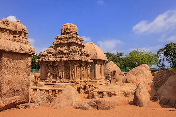 Photo of Mahabalipuram, India: 7th Century Arjuna Ratha, part of Pancha Rathas