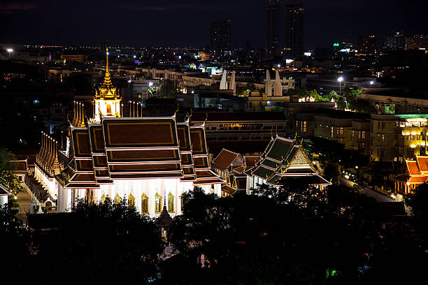 istock bangkok city at night. 464680731