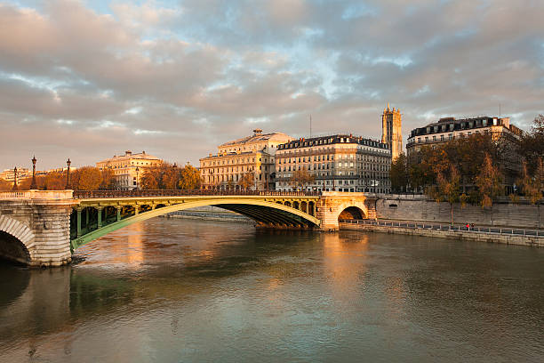 Pont Notre-Dame, Paris, France stock photo