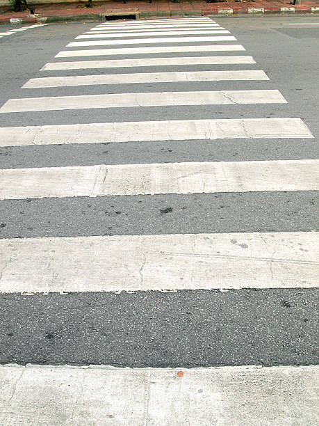 istock Zebra traffic walk way in the city 464688338