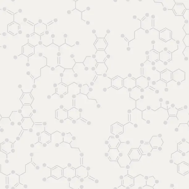 Vector illustration of Simple science seamless background