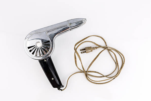 Old hairdryer stock photo