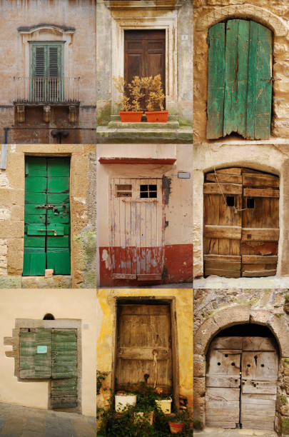 istock Old Wooden Doors 464691970