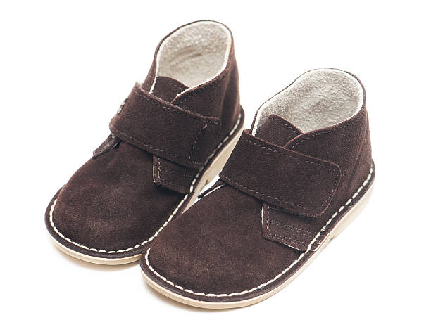 istock Suede baby shoes 464700656