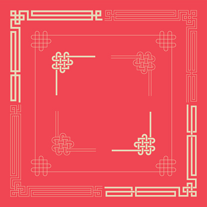 Some frames,lines and patterns of chinese style.