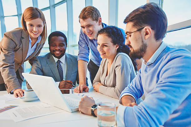 istock A business team working with a laptop 464702841