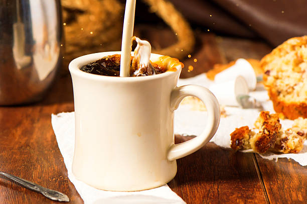 istock Coffee with a Splash of Cream 464709360