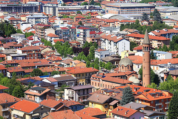 istock Aerial view on Alba, Italy. 464714257