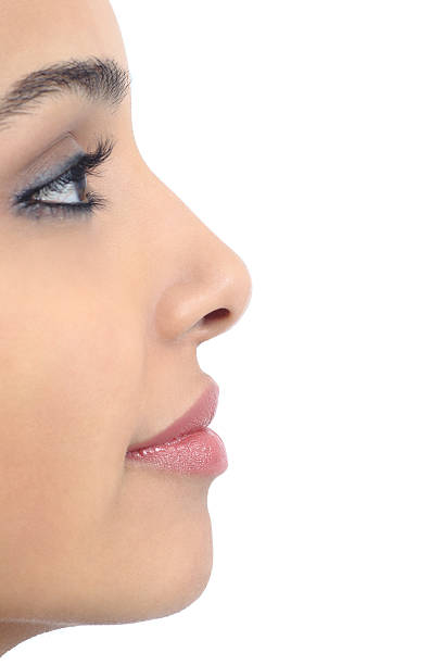 istock Profile of a perfect woman nose 464717199