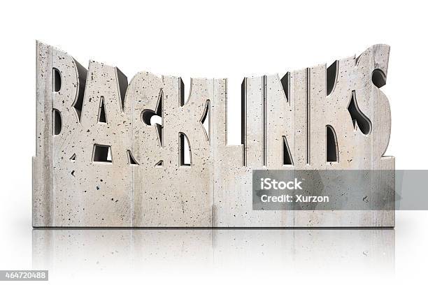 Backlinks Stock Photo - Download Image Now - 2015, Blogging, Concrete