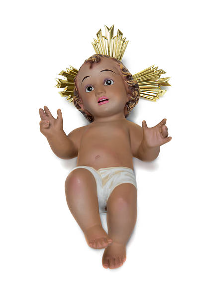 istock Child Jesus isolated on a white background 464720604