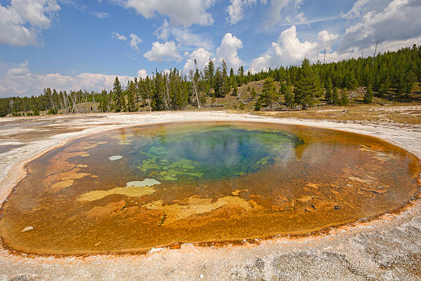 istock Colorful Hot Spring in a Thermal Area 464722136