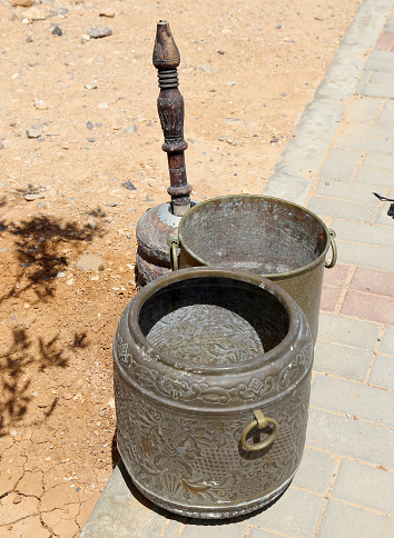 Arabic (Bedouin) coffee grinder Jordan, Middle East