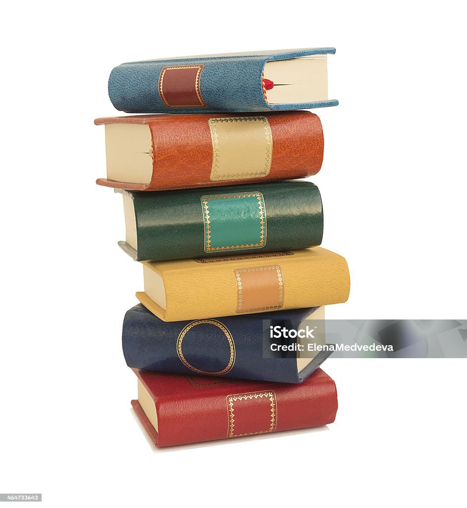 Farbe-Bücher. - Lizenzfrei Bibliothek Stock-Foto
