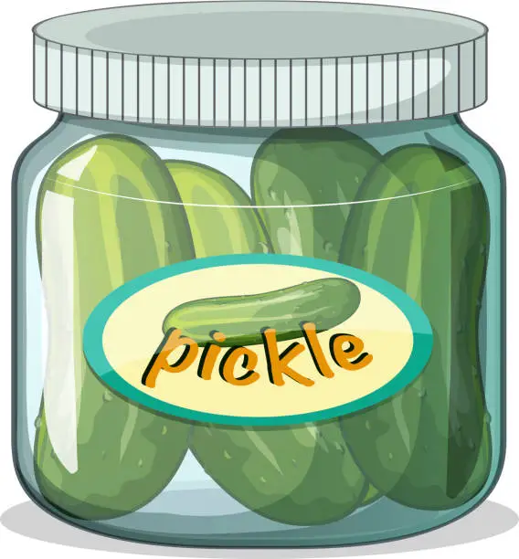 Vector illustration of Pickle