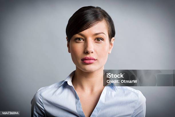 Portrait Of Candid Pretty Businesswoman With Authentic Look Stock Photo - Download Image Now