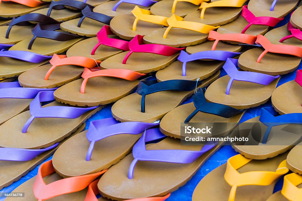 Flop Sandals Retro Style Stock Photo - Now - 2015, Barefoot, Beach - iStock