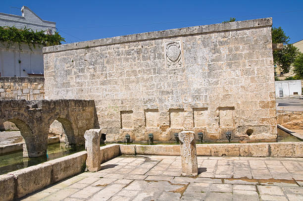 istock Medieval fountain. Laterza. Puglia. Italy. 464742482