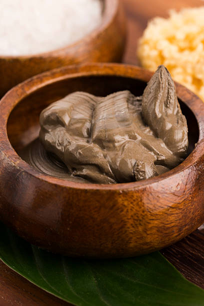 istock Dead Sea mud and salt in a bowl 464750992