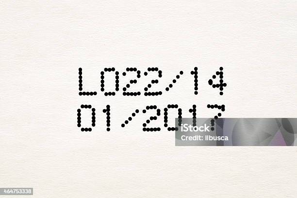 Medecine Expiration Date Close Up Stock Photo - Download Image Now - Use By Label, Calendar Date, Death