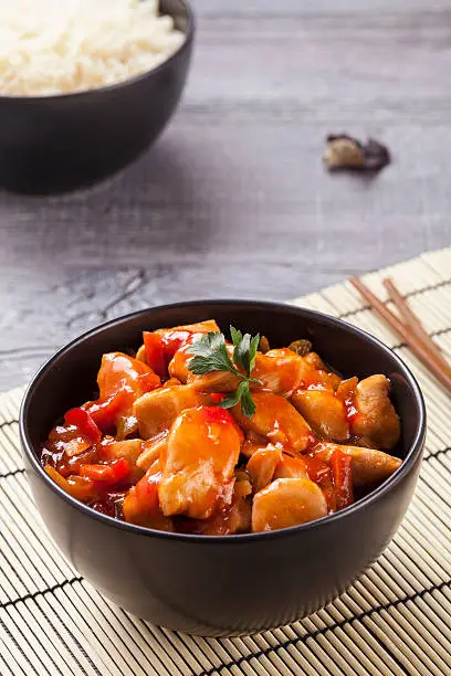 Photo of Chinese chicken sweet and sour sauce