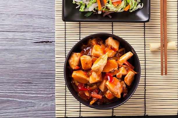 istock Chinese chicken sweet and sour sauce 464761850