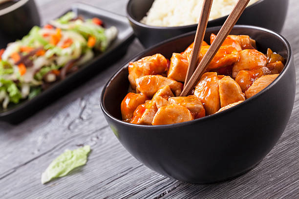 istock Chinese chicken sweet and sour sauce 464762280