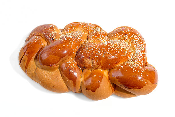 Bright shabbat challah Bright shabbat challah isolated on white background judiaca stock pictures, royalty-free photos & images